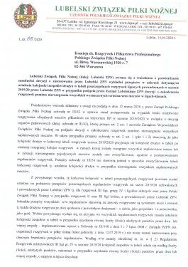 Zbędny dwugłos w sprawie awansu Motoru Lublin. Decyzja LZPN-u zgodna z Regulaminem!