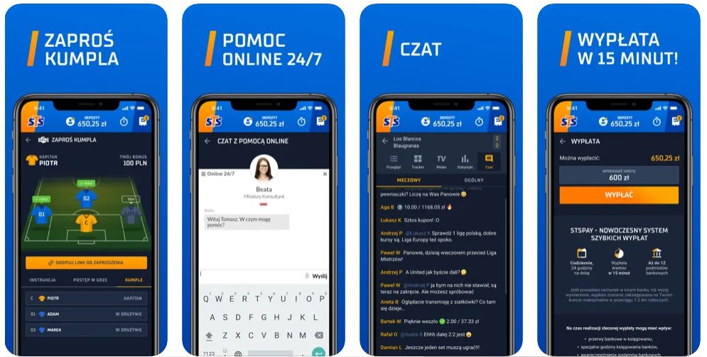 sts aplikacja mobilna