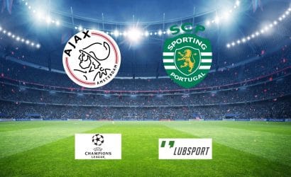 Ajax &ndash; Sporting typy, kursy, analiza 07/12/2021