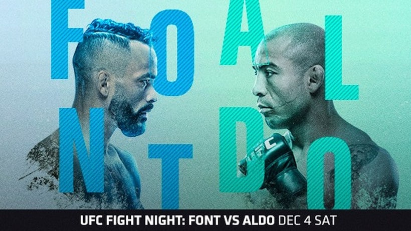 UfC Fight Night Font Aldo