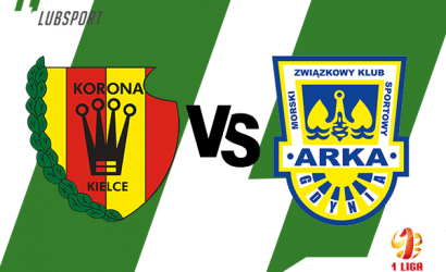 Korona Kielce &ndash; Arka typy, zakłady i transmisja