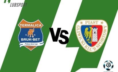 Termalica &ndash; Piast typy, kursy i transmisja