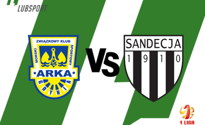 Arka &ndash; Sandecja typy na piątkowy pojedynek 1 Ligi (05.08)