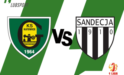 GKS Katowice &ndash; Sandecja typy, kursy, zakłady i transmisja (12.08)