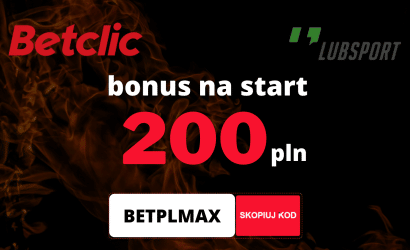 Betclic bonus na start 2026 : Cashback do 200 PLN