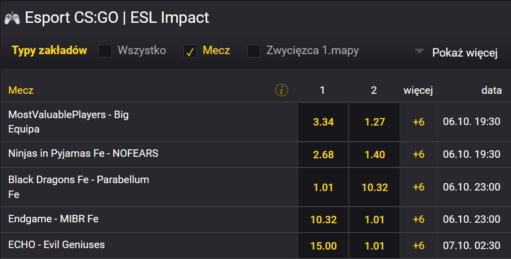 Oferta esport fortuna