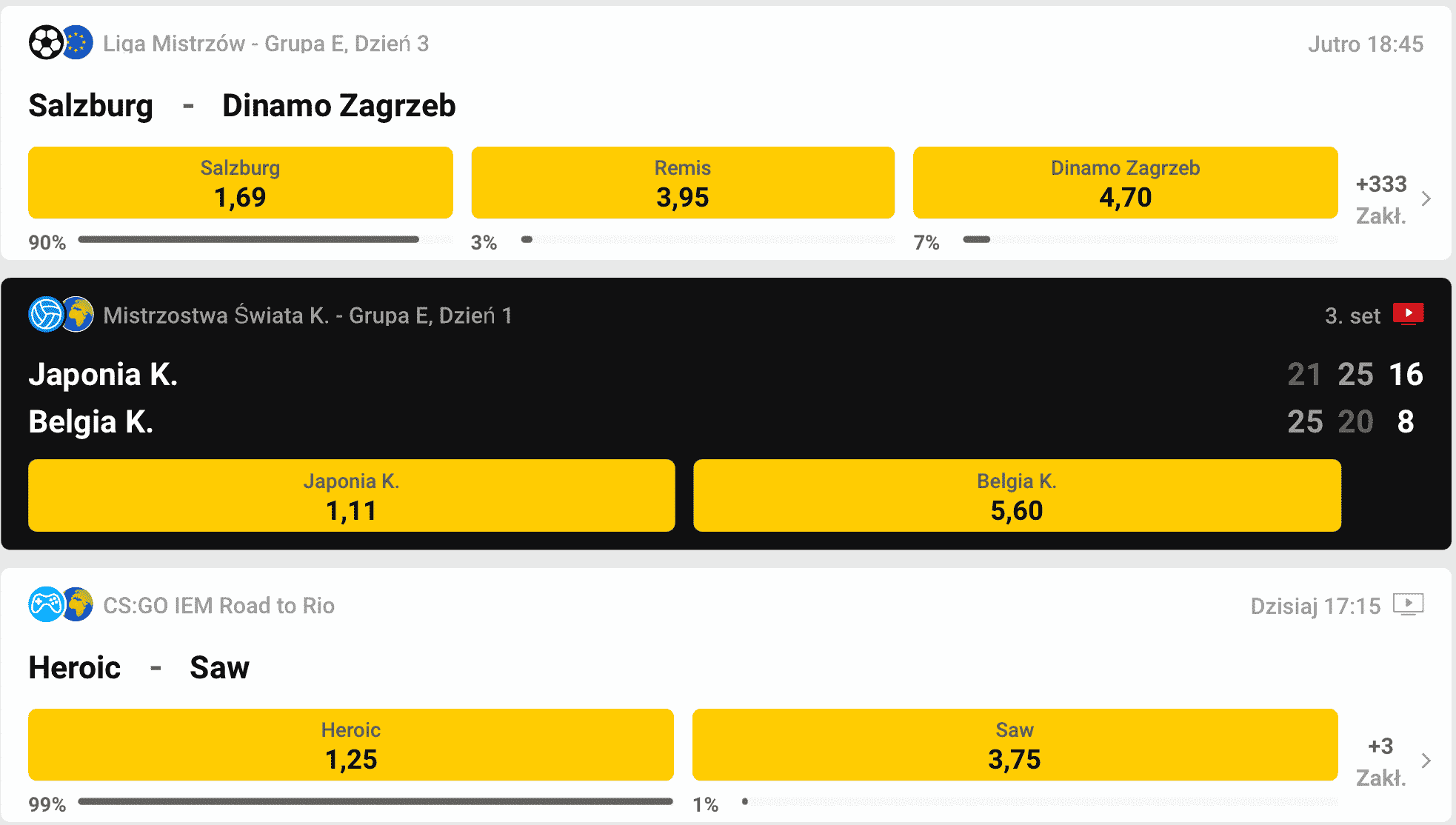 betclic ZAKŁAD wysłanie kuponu bukmacherskiego