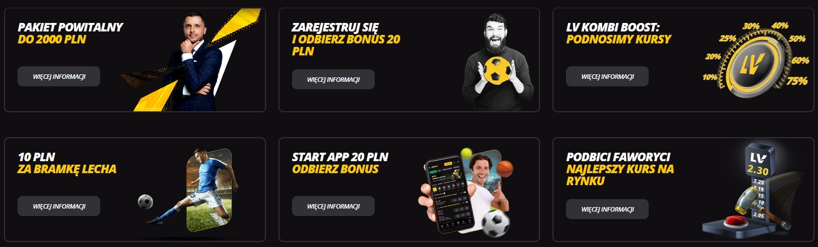 LVBET bonus na start