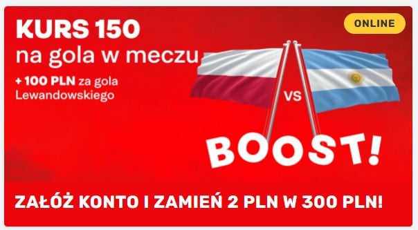 Polska - Argentyna bonus