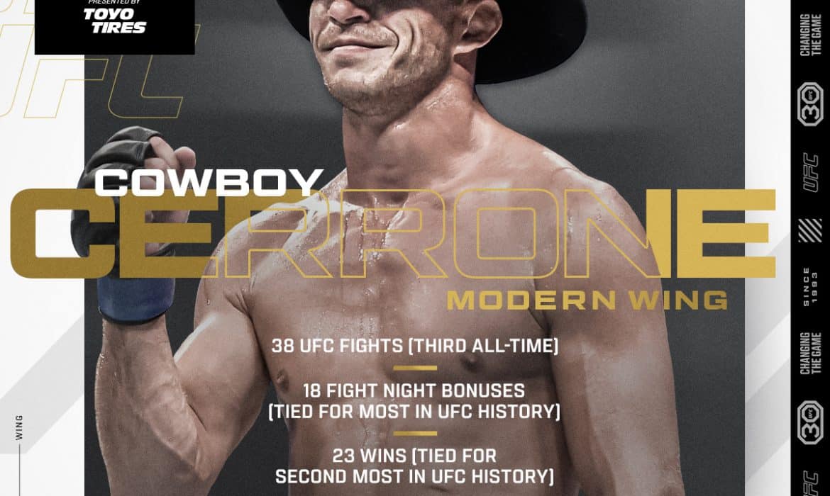 Donald Cerrone wprowadzony do galerii sław UFC