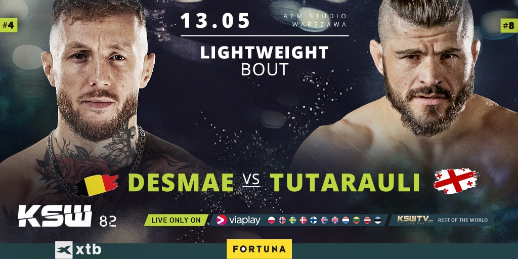 Donovan Desmae vs Rauli Tutarauli na gali KSW 82