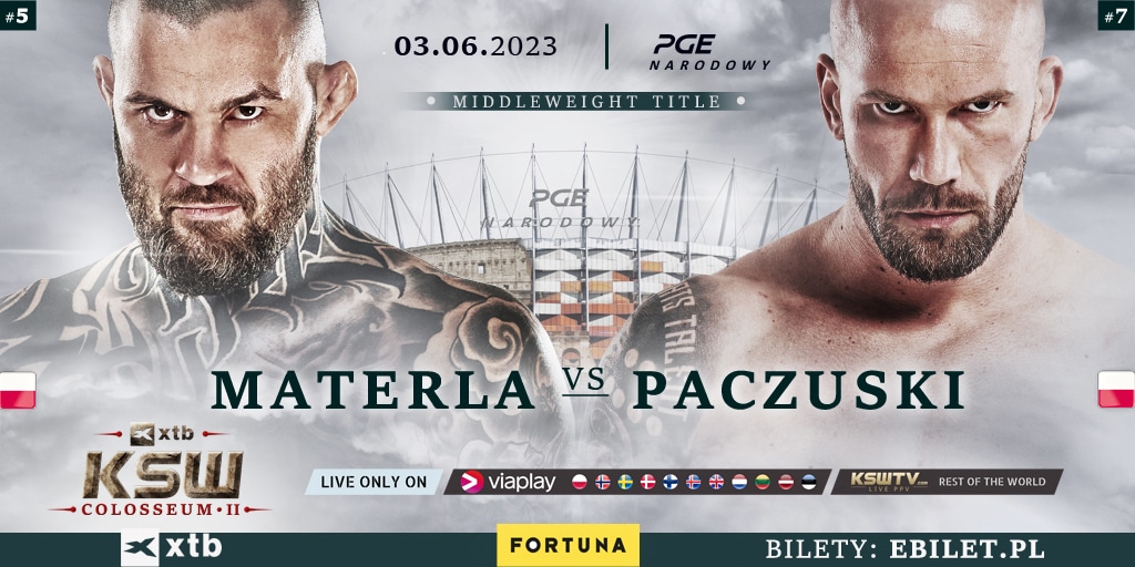 Michał Materla vs Radosław Paczuski na gali XTB KSW Colosseum 2