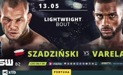 Gracjan Szadziński vs Wilson Varela na gali KSW 82
