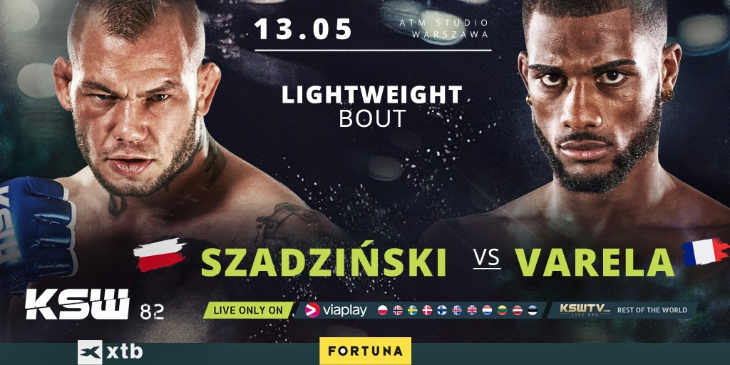 Gracjan Szadziński vs Wilson Varela na gali KSW 82