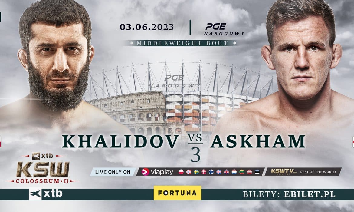 Mamed Khalidov vs Scott Askham III na gali XTB KSW Colosseum 2