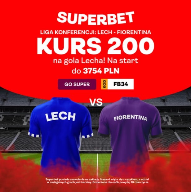 Lech Poznań - Fiorentina kursy