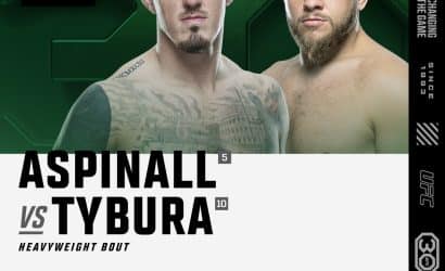 Marcin Tybura vs Tom Aspinall walką wieczoru gali UFC w Londynie