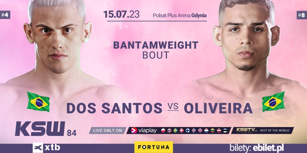 Bruno Augusto dos Santos vs Gustavo Oliveira na gali KSW 84