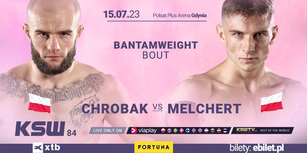 Patryk Chrobak vs Miłosz Melchert na gali KSW 84