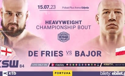 Phil De Fries vs Szymon Bajor na gali KSW 84