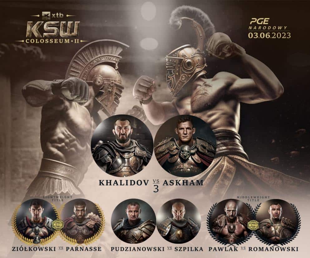 KSW 83 Colosseum 2 typy