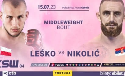 Bartosz Leśko vs Nemanja Nikolić na gali KSW 84