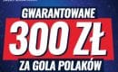 Polska &ndash; Niemcy: bonus 300 złotych za gola reprezentacji Polski