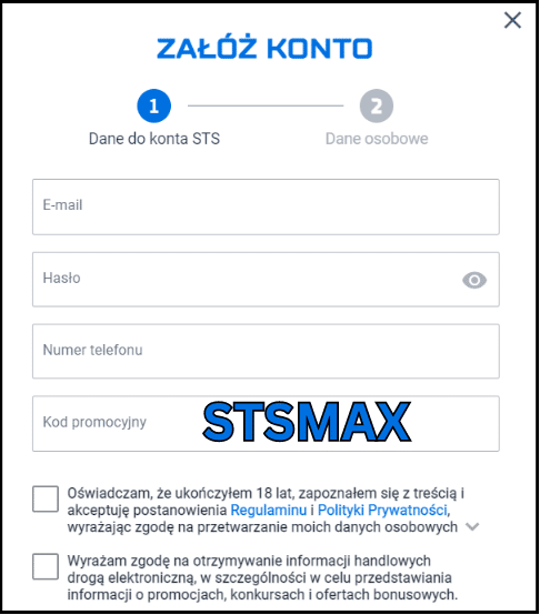 Rejestracja z Voucher STS - gdzie użyć