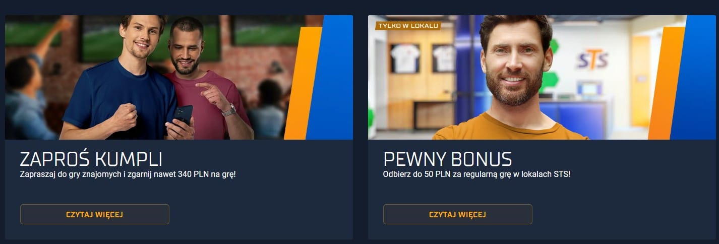 STS bonusy STS PROMOCJE