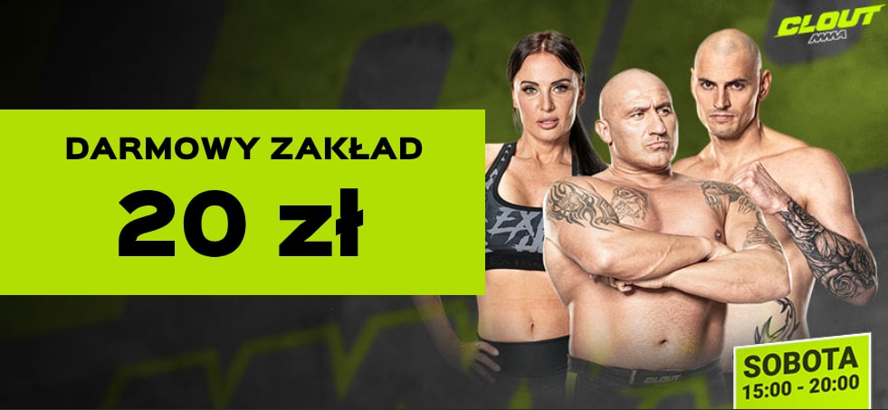 Clout MMA 1 darmowy zakład
