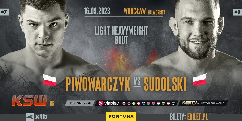 KSW 86: Damian Piwowarczyk zmierzy się z Łukaszem Sudolskim