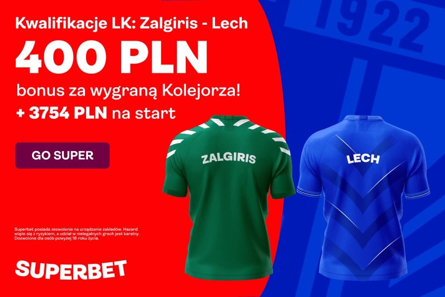 Żalgiris - Lech kurs 200