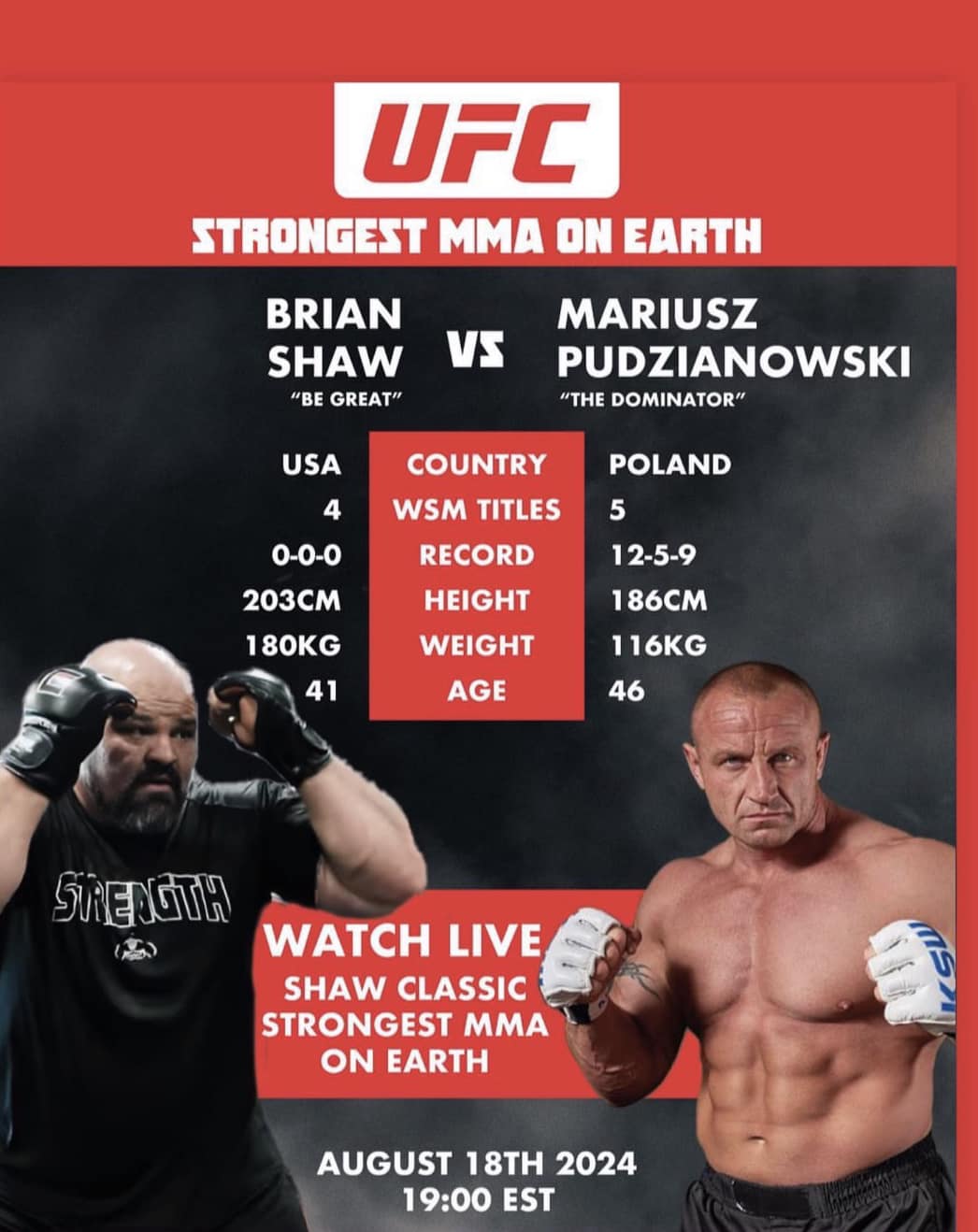Pudzianowski w UFC?