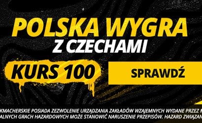 Polska &ndash; Czechy: kurs 100.00 na wygraną biało-czerwonych