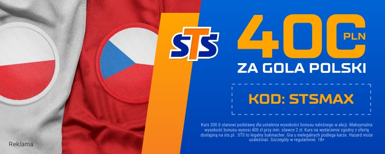 Polska - Czechy kurs 200 na gola