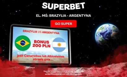 Brazylia &ndash; Argentyna kurs 100.00 na dowolną bramkę