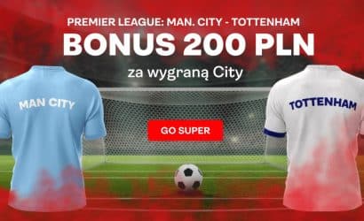 Manchester City &ndash; Tottenham: kurs 100.00 na zwycięstwo