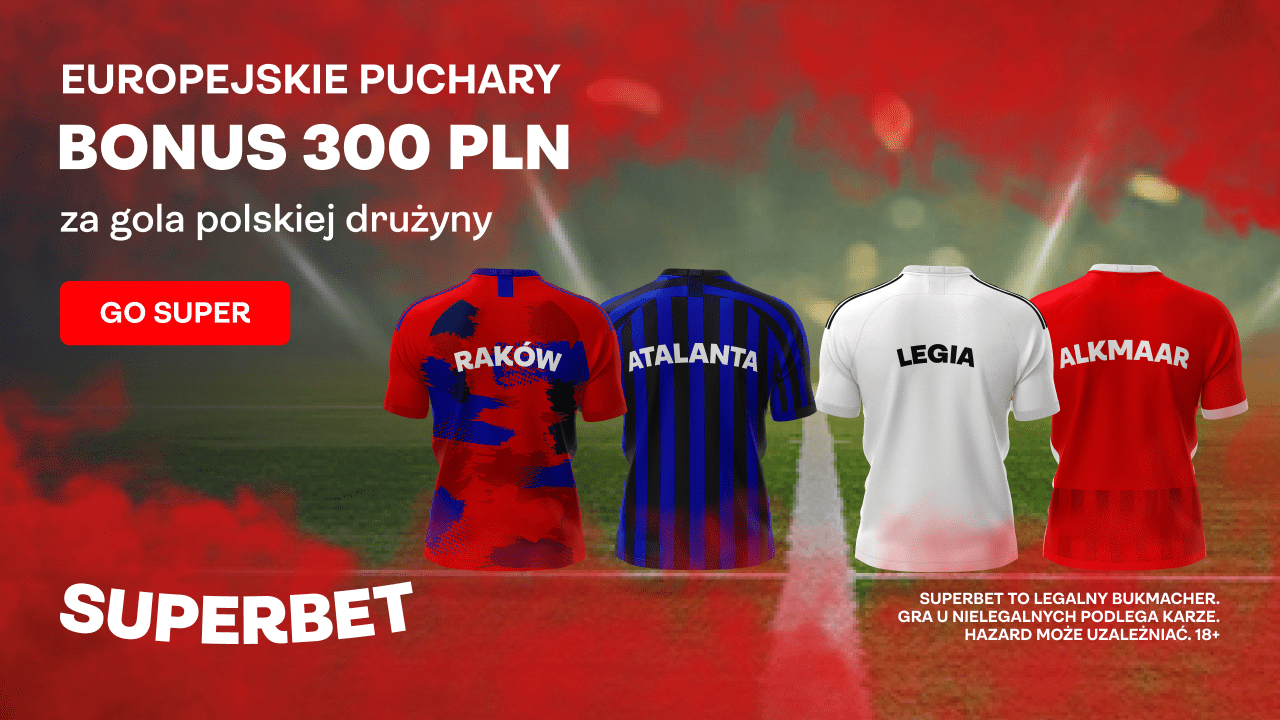 Bonus 300 zł za gola polskiej drużyny