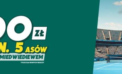 Hurkacz &ndash; Miedwiediew: bonus 300 zł za min. 5 as&oacute;w Polaka