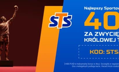 400 zł bonusu za to, że Iga Świątek zostanie Sportowcem Roku 2023 (STS)