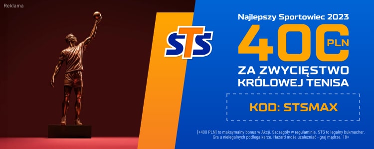 bonus 400 zł Iga Świątek Sportowcem Roku