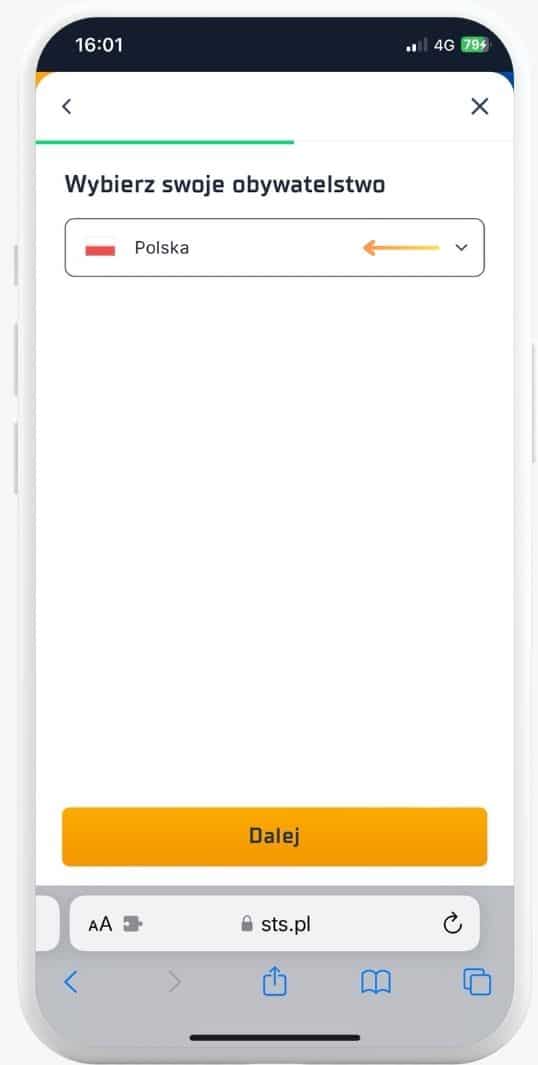 Rejestracja STS STS Rejestracja