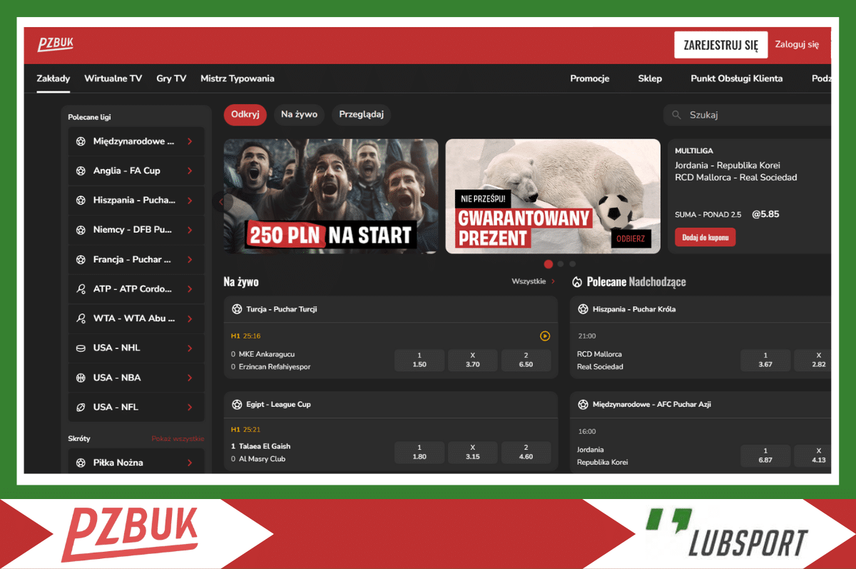 PZbuk bonus PZBuk unikalne podejście do zakładów