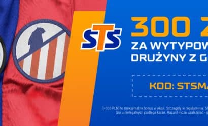 Liga Mistrz&oacute;w: 300 zł bonusu od STS za wytypowanie gola