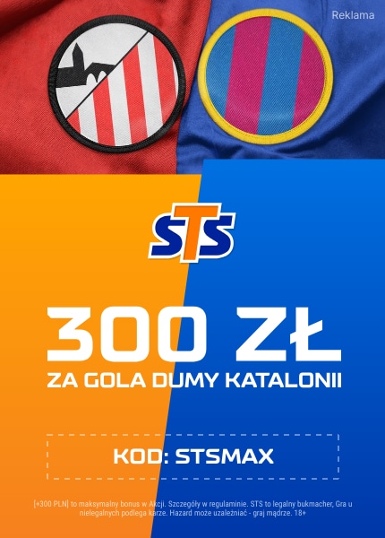 Athletic Bilbao - FC Barcelona bonus 300 zł za gola