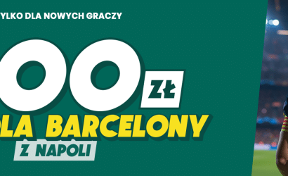 FC Barcelona &ndash; Napoli: bonus 300 zł za gola Dumy Katalonii