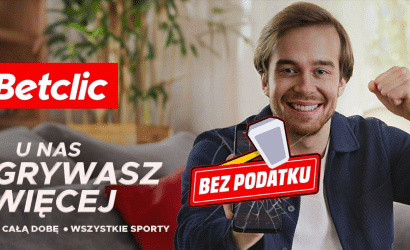 Betclic gra bez podatku na wszystko. Świetna oferta!