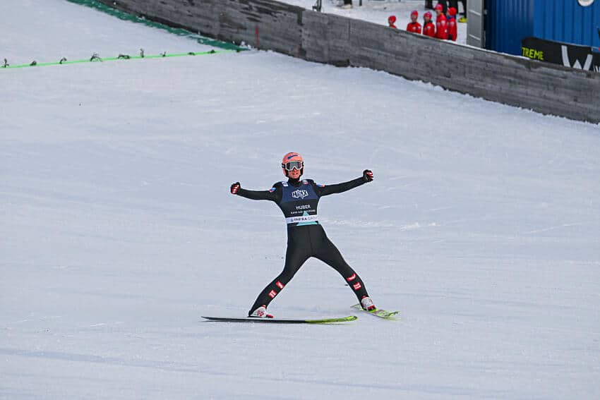 Skoki narciarskie Planica: Huber kr&oacute;lem Letalnicy!