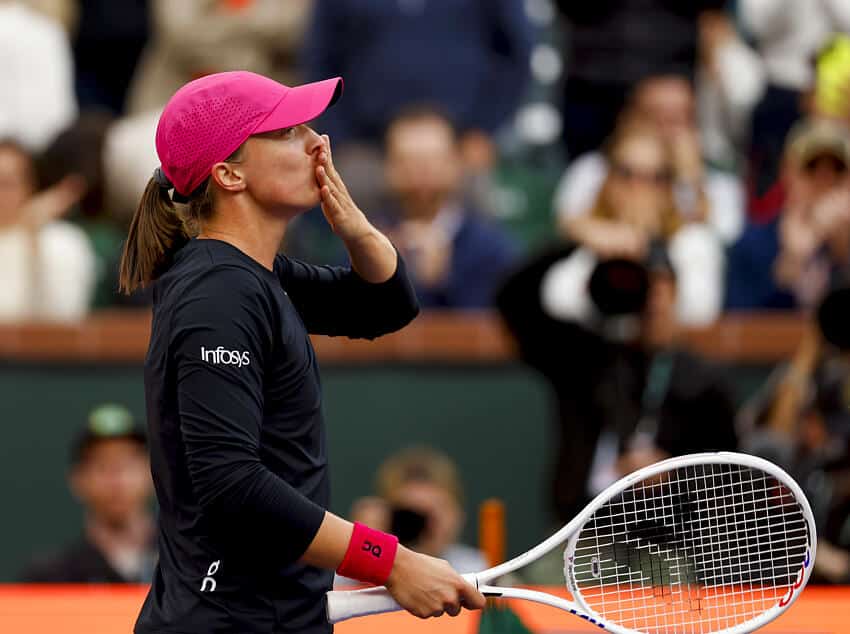 Świątek &ndash; Sakkari transmisja. Gdzie oglądać finał Indian Wells?