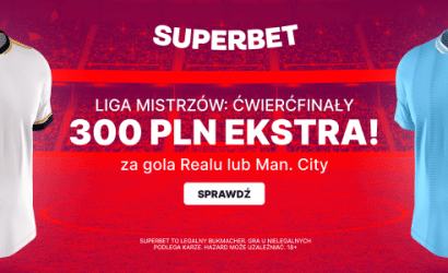Real Madryt &ndash; Manchester City: kurs 150.00 na gola
